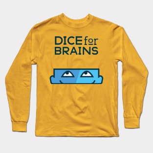 Dice For Brains Logo Alt Long Sleeve T-Shirt